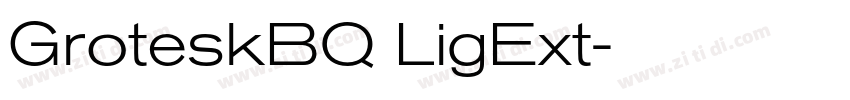 GroteskBQ LigExt字体转换